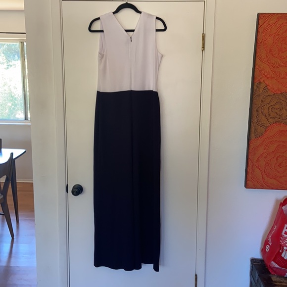 Misook navy and white jumpsuit - Picture 4 of 6